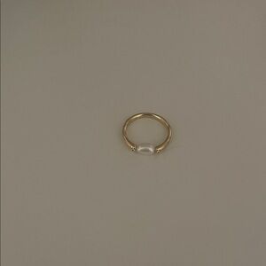 Kendra Scott Gold Ring with Pearl Accent
